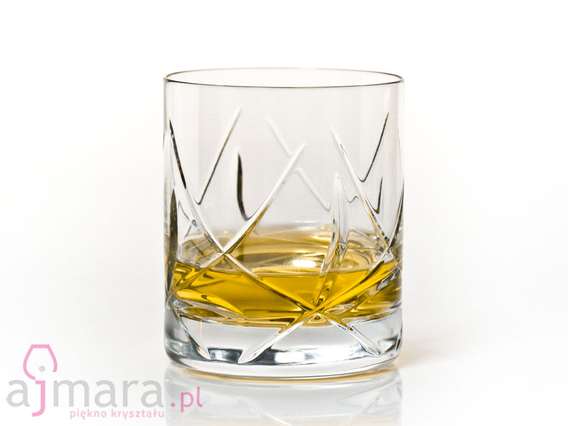 Zdobiona szklanka do whiskey FIONA 330 ml Bohemia