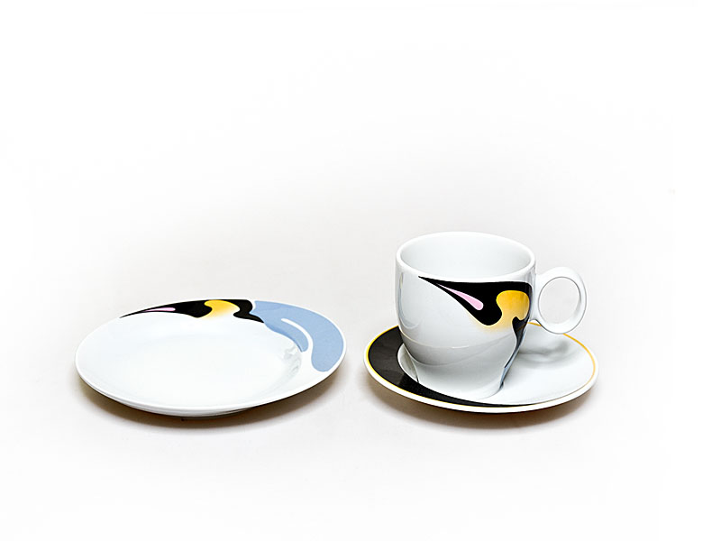 Zestaw deserowy Thun Porcelain Future Penguin