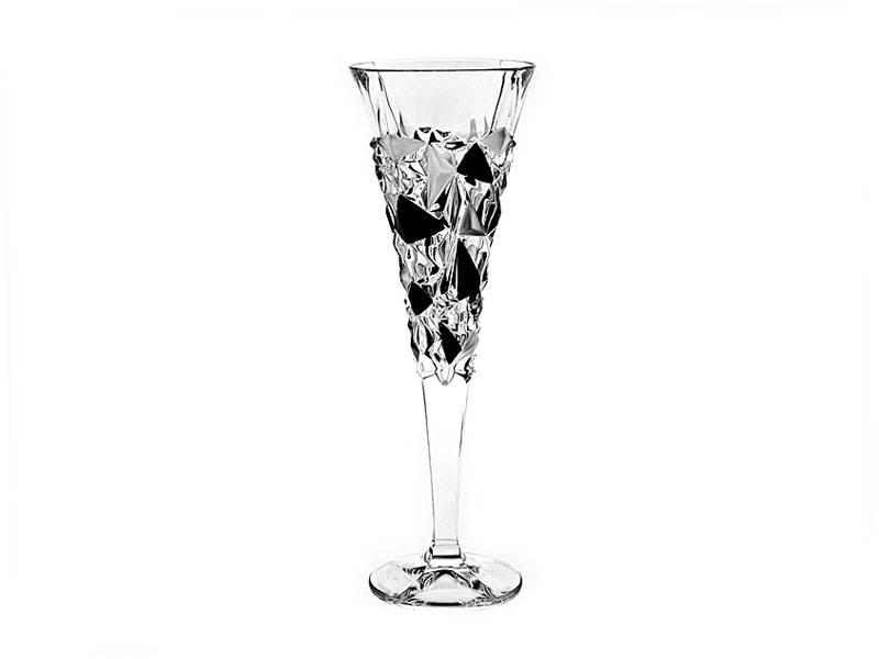 Champagnergläser GLACIER BLACK & MATT 200ml