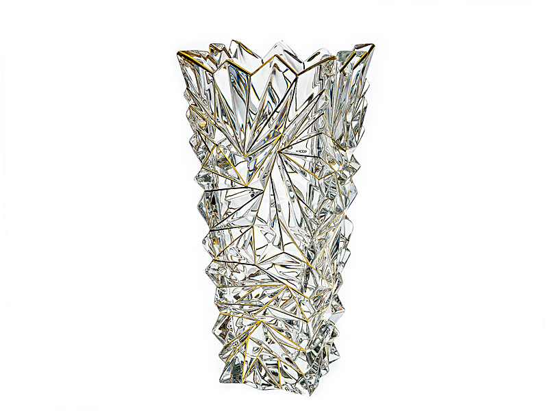 Vase "GLACIER GOLDEN LINE & RIM" 305 mm