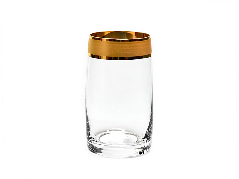 Long drink glasses "IDEAL GOLD MATT" 250 ml