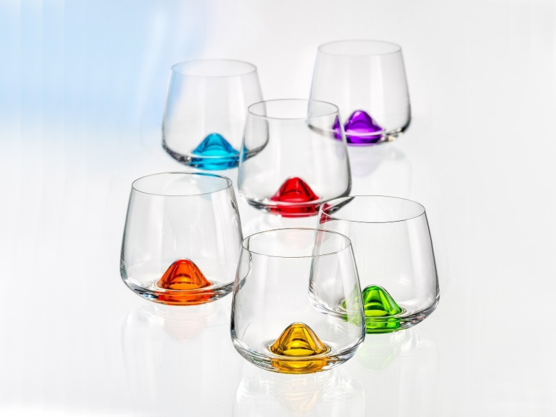 Kolorowe szklanki "ISLANDS" 310 ml