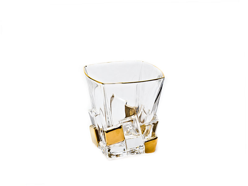 CRACK Gold whiskey glasses 310 mm