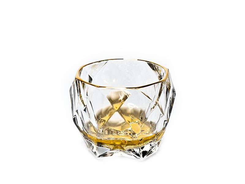 HAVANA GOLD RIM szklanka do whisky 300 ml Bohemia