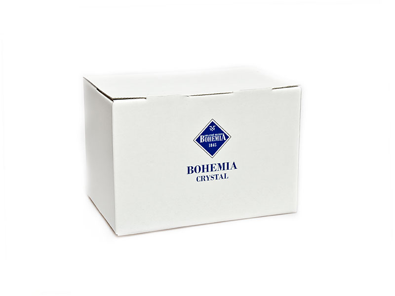 Eleganckie białe pudełko z logo Jihlava Bohemia