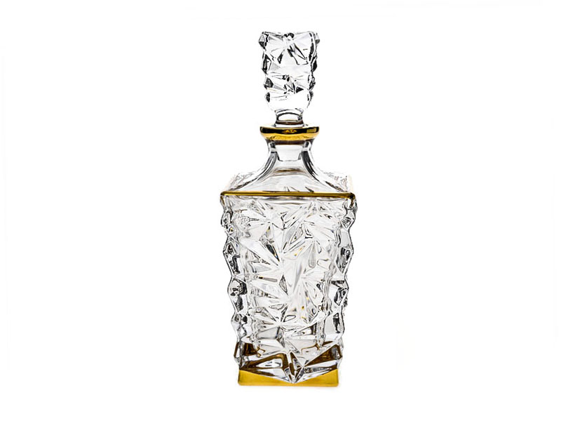 Karafka do whisky "Glacier Gold Rim" 900 ml
