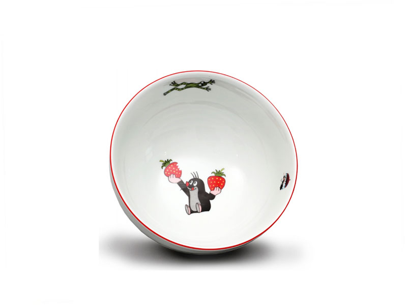 Bowl for soup - Little Mole with strawberries 145 mm
