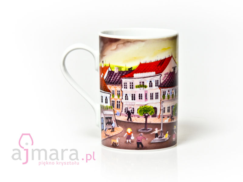 Porcelain mug Czech cities and towns (Town Hall)