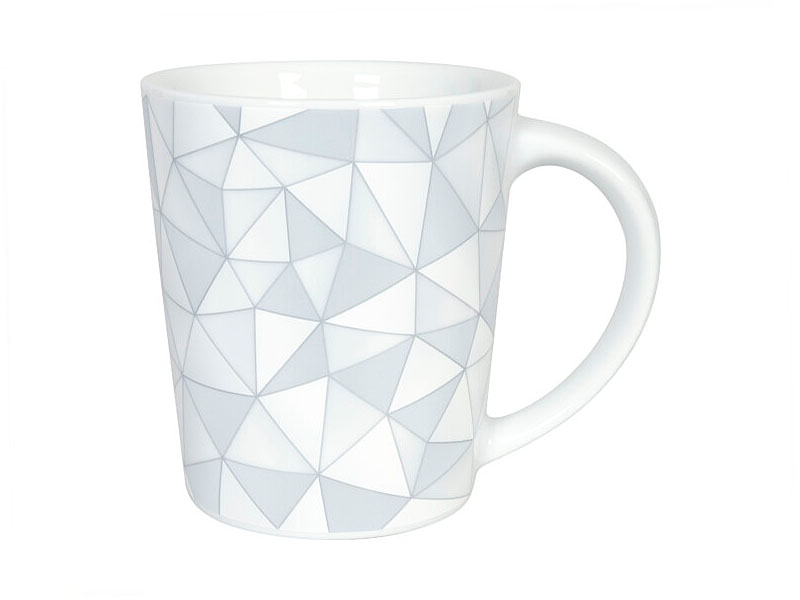 Porcelain mug SHADES OF GRAY 380ml 