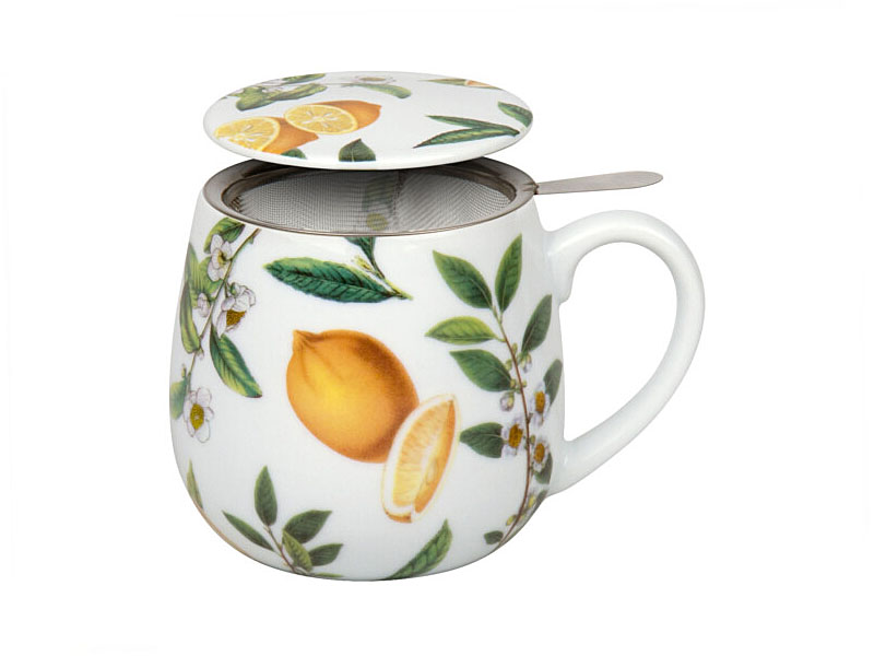 TEA FOR YOU (BLACK TEA) Mug with strainer and lid 420ml