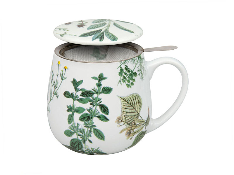 TEA FOR YOU (HERBS) Mug with strainer and lid 420ml