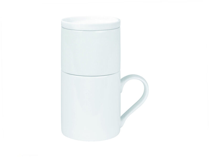 biały kubek / zaparzacz do kawy COFFEE FOR ONE WHITE 370 ml