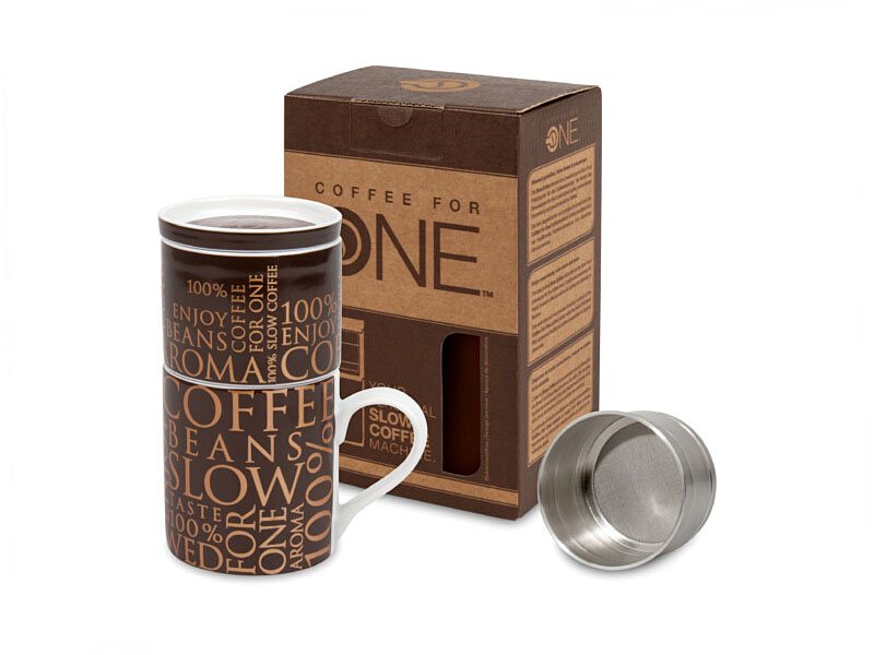 COFFEE FOR ONE 100% on Dark Brown 370 ml