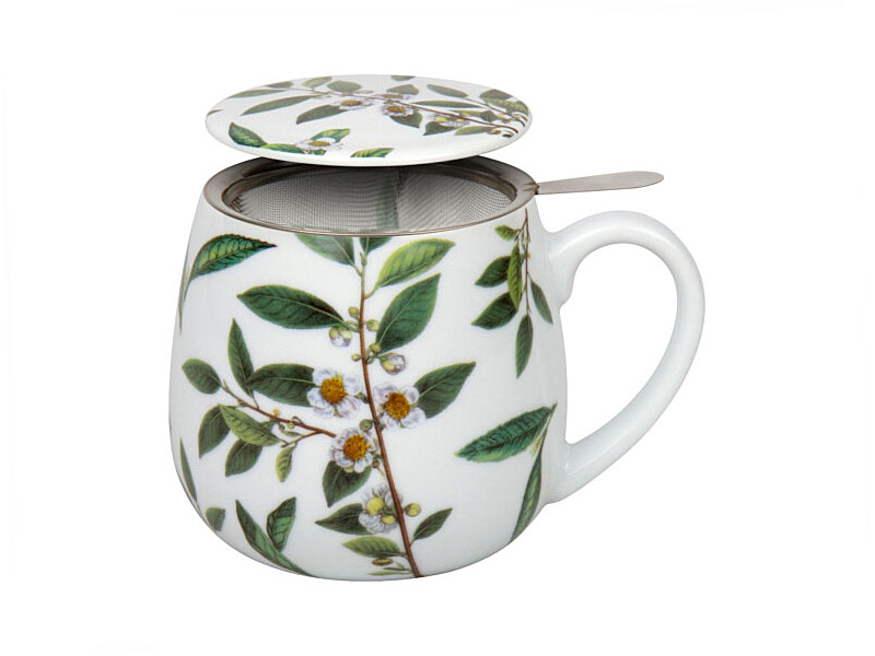 TEA FOR YOU (GREEN TEA) Mug with strainer and lid 420ml