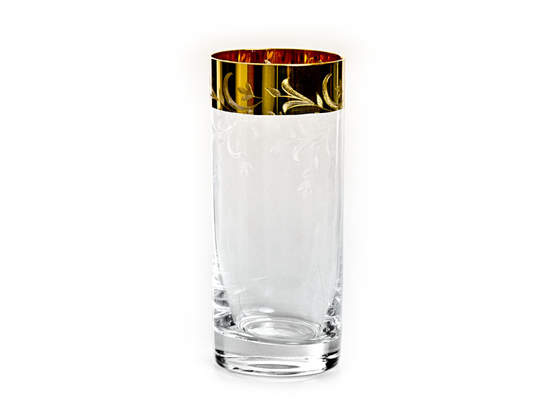 Zlacené sklenice long drink "BARLINE" 300 ml