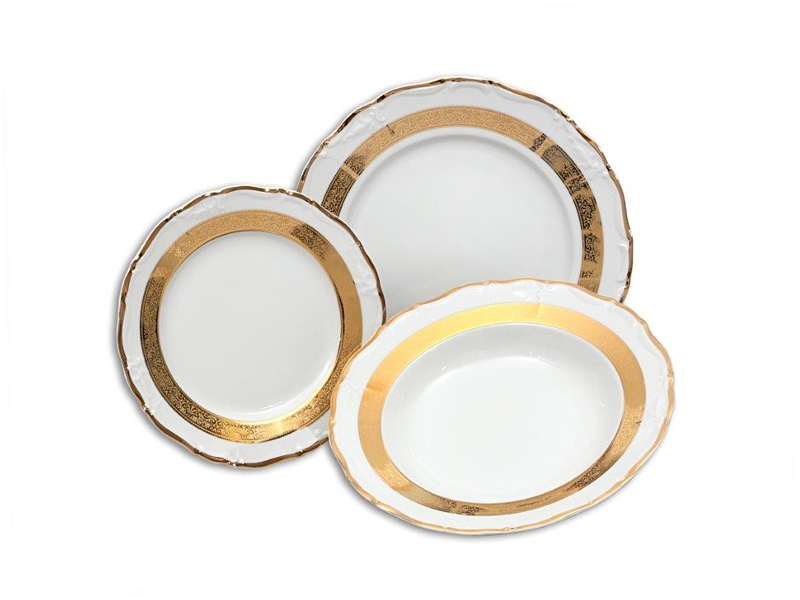 Plate set for 6 people "Marie Louise" 18 pcs 88003