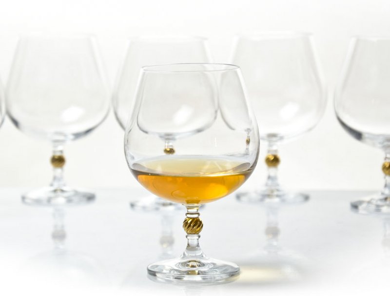 Florencel Cognac Gläser 350 mm II Qualität