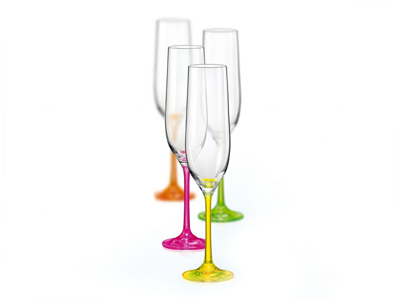 Champagne glasses "Neon" 190ml 