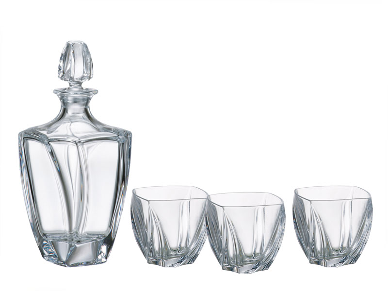 Nemo bottle and tumblers for whisky 300 ml + 700 ml  