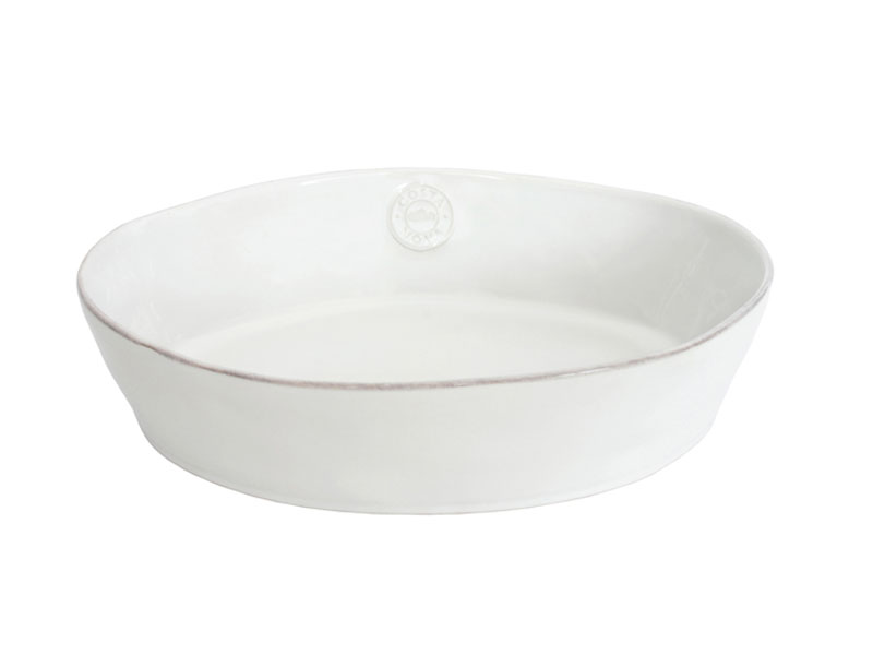 Oval baking bowl :NOVA" 300 mm white