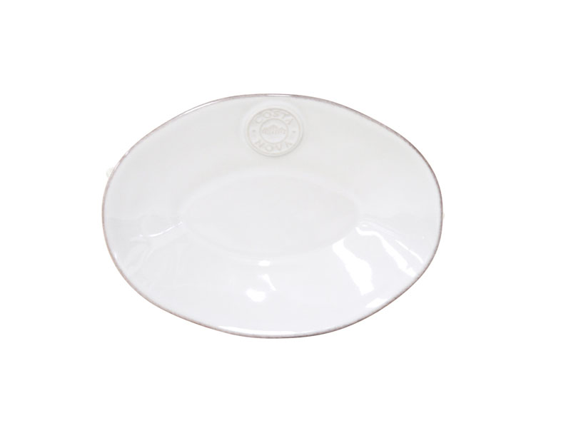Oval platter "Nova" 200 mm white