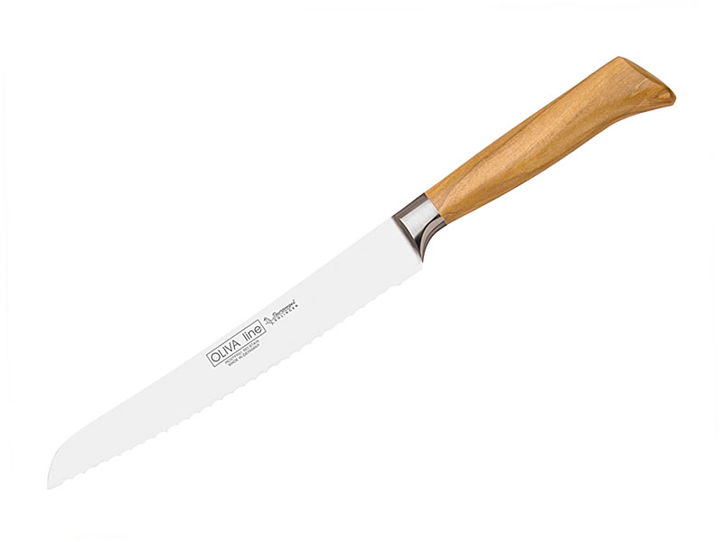 Kuchyňský nůž na pečivo OLIVA LINE 22 cm