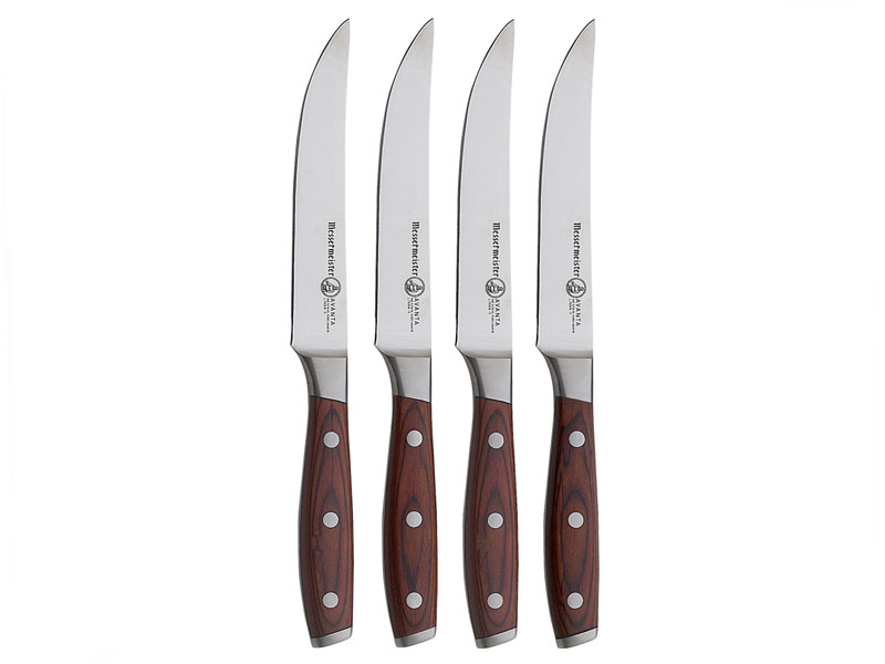 AVANTA PAKKAWOOD 4-piece steak knife set