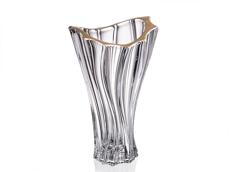 "PLANTICA GOLD RIM PAINT" Vase 320 ​​mm