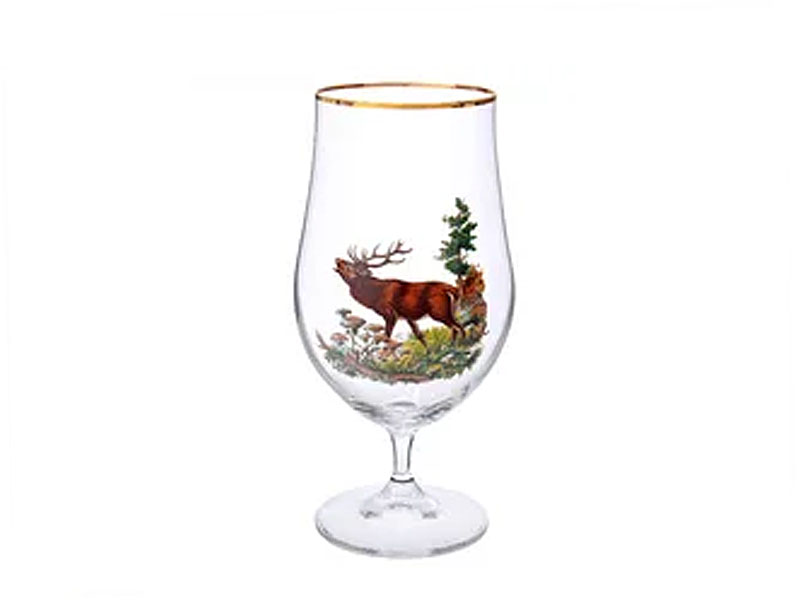 Beer goblet hunting theme deer 550 ml
