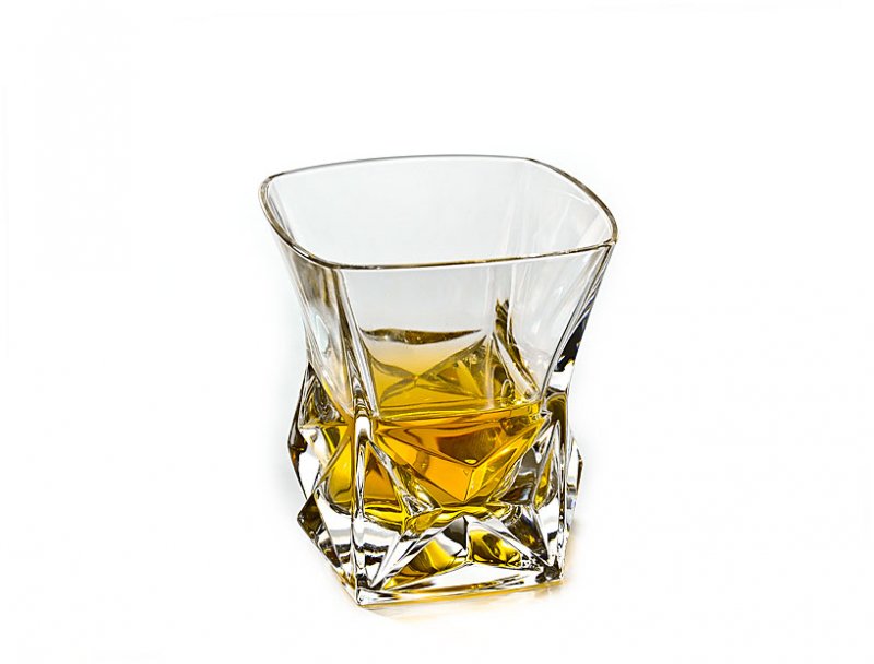 "Pyramid" whisky tumblers 280 ml 