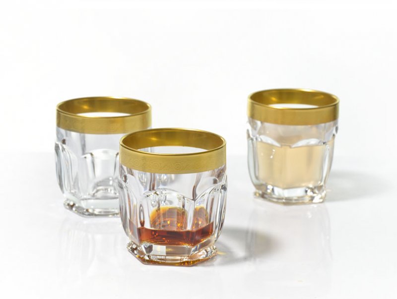 Safari Gold whisky tumblers 250 ml  - 2 quality 
