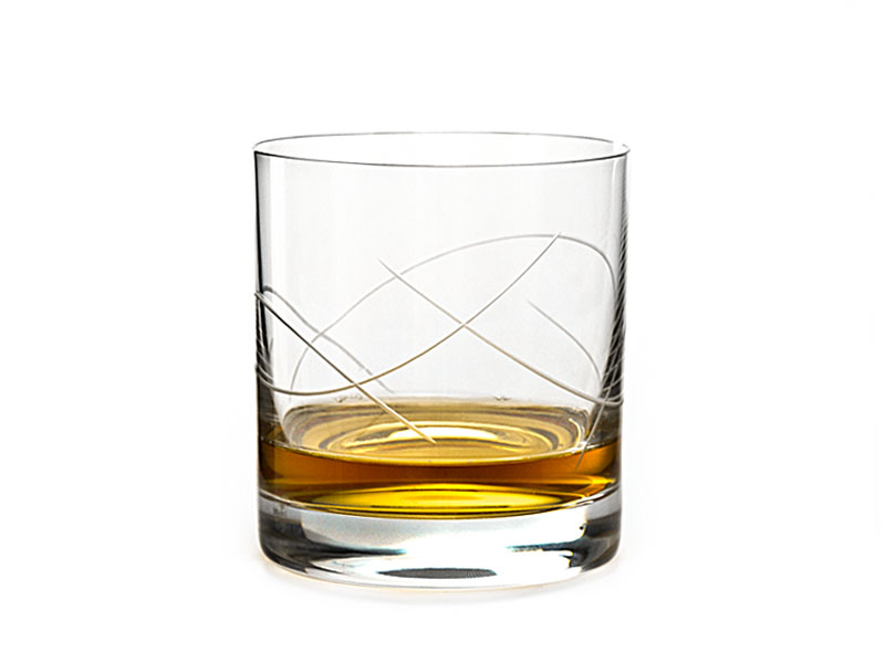 Szklanki do whisky "Barline" 280 ml ręczny szlif