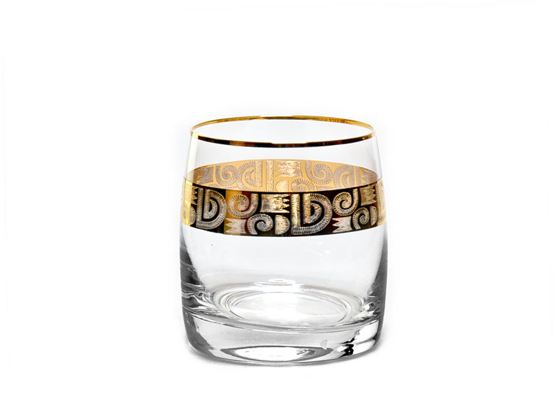 Decorated whiskey glasses "Ideal" 290 ml