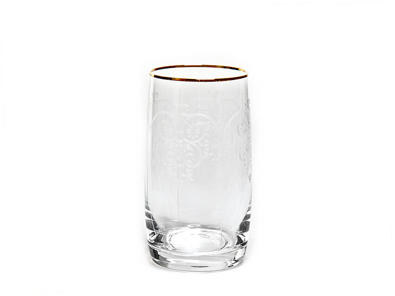 Zdobiona szklanka IDEAL 380 ml Crystalex Bohemia