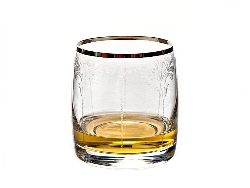 Decorated whiskey glasses "Ideal" 290 ml