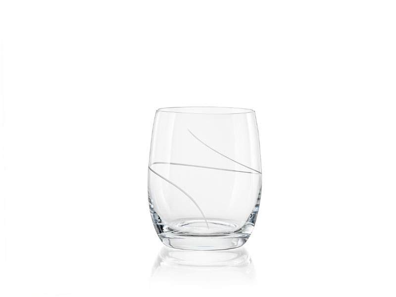 Zdobione szklanki "UP" 300 ml 6 sztuk (matt)