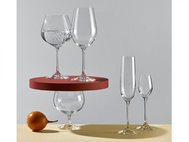 VIOLA collection of Crystalex Bohemia crystal glasses