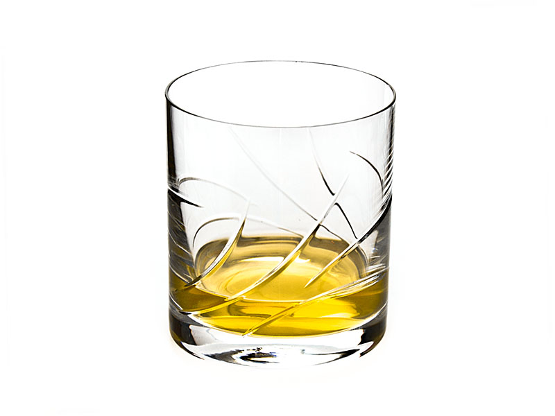 Zdobiona szklanka do whisky 280 ml Crystalex Bohemia