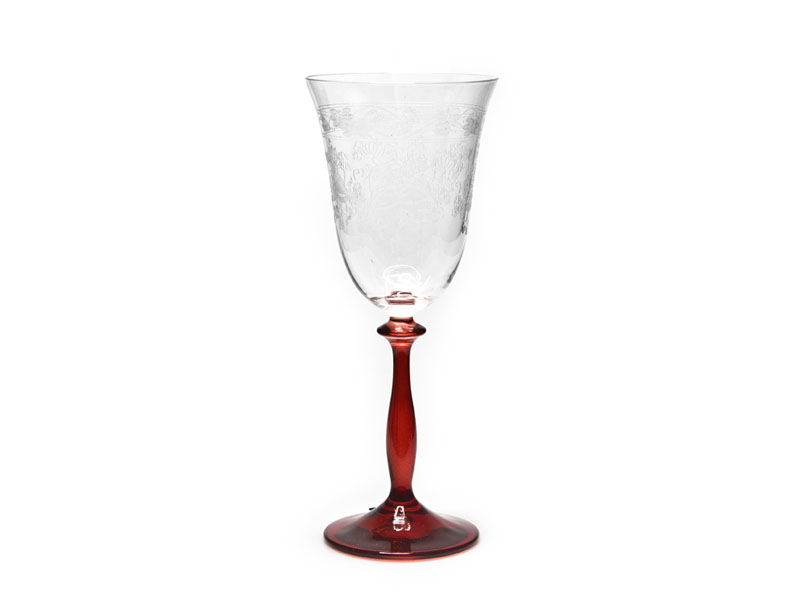 Wine glasses "ANGELA" Zwiebel Red 250 ml